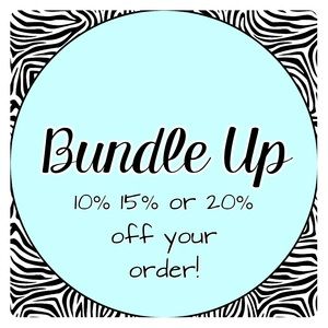 Create a bundle, and receive a discount!